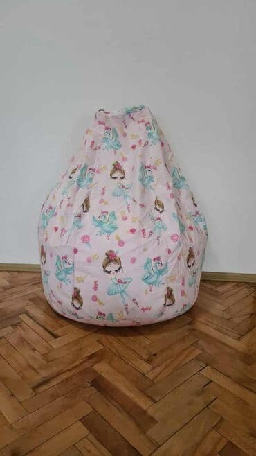 Nameštaj: Dečije lazy bag (vreća za sedenje) – modeli sa štampom za najmlađe. - — 5