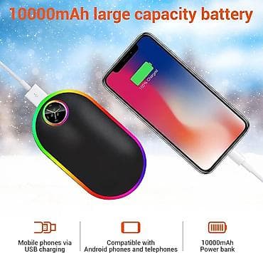 torbe za laptop carpisa: Prenosivi grejač za ruke 2‑u‑1 sa power bank funkcijom (10.000 mAh) - — 5