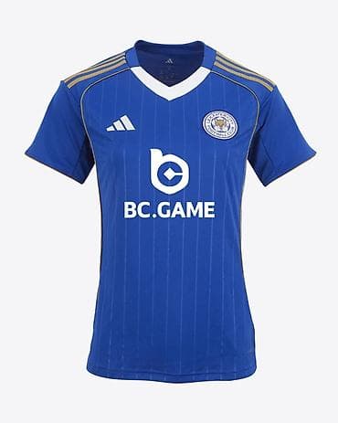 Dres Leicester City FC – domaći model, plava boja sa finim vertikalnim