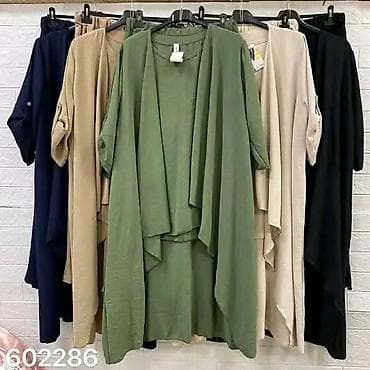 mini set parfema: Komplet za punije dame – tri dela (pantalone, top i lagani kardigan) — 4