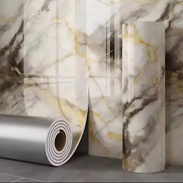 Tools & Equipment: ❤Zidne obloge u rolni 3m×1,2m 💢Samolepljive 💢Lake za postavljanje — 3