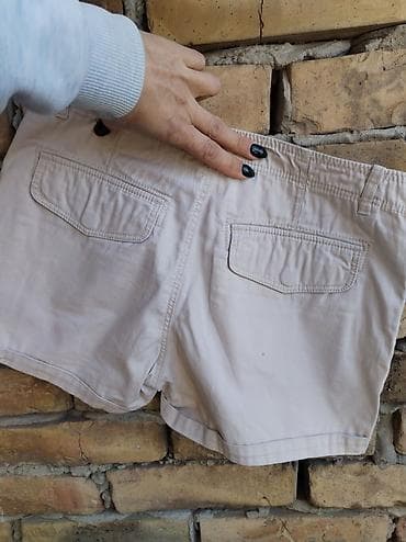 airforce bele: H&M šorts – L.O.G.G. linija - Veličina: S (na etiketi označeno — 3