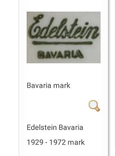 cajnik sa filterom: Servis za torte,kolace 1929 do 1972g. Edelstein Bavaria. Servis za — 6