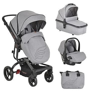 Kolica za bebe Ellada 3u1 iSize – Grey (CANGAROO) Šifra/SKU