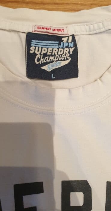 diskver majice cena: SuperDry - super dry sport bela muška majica. Piše L velicina. Pazuh — 3