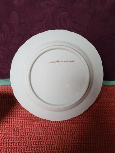 porcelanske solje za caj: Porcelanski nemacki set nemacki,rucna obrada,oslikavanje 70te. Set — 11