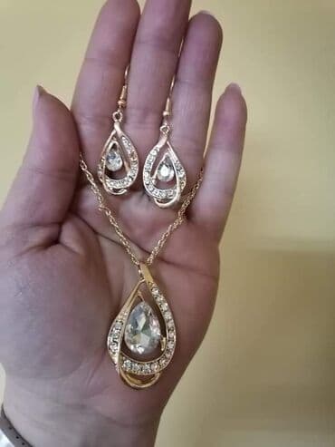 lapis lazuli ogrlica: Set nakita 1300 — 10