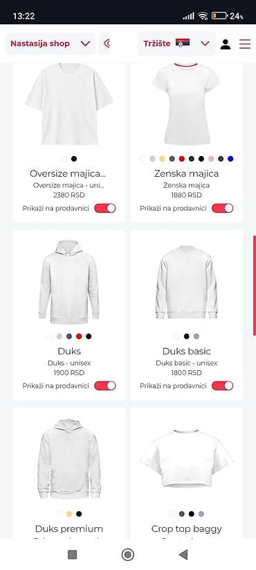 feedback trenerke muske: Kolekcija osnovnih tekstilnih proizvoda za personalizaciju i — 3
