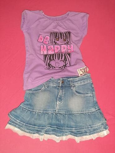 Lepa garderoba za devojčice vel.6
Majica 150, texas suknjica 450 na lalafo.rs Lepa garderoba za devojčice vel.6
Majica 150, texas suknjica 450