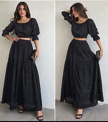 ukus za nargilu: Komplet L/XL. Cena 2500 din 🌼 Dvodелни boho komplet sa crop bluzom i — 2