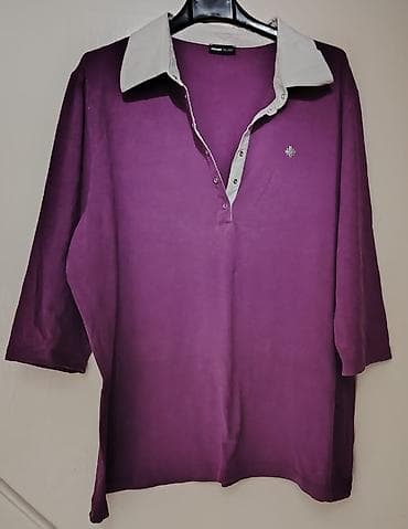 Ženska bluza tunika sa kragnom – Frank Walder - Boja: ljubičasta -