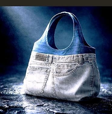 torba fashion bags: Džins torba – ručno pravljena tote/šolder torba od farmerki - — 3