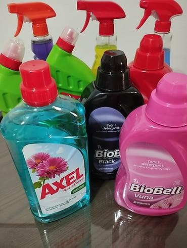 home: Paket kućne hemije 8 komada sve za 3000 din, novo *Biobell tečni — 1