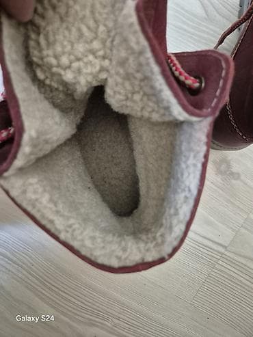 muske cipele od prevrnute koze: LASOCKI Denim kožne zimske čizme - Model: LASOCKI Denim (etiketa na — 3