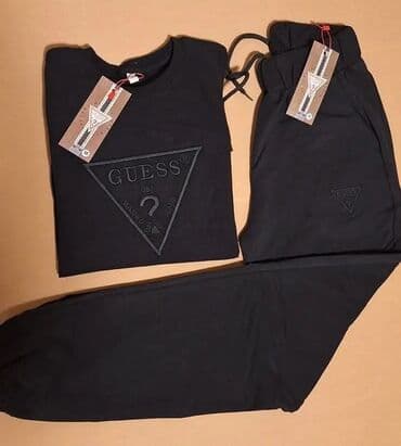 Donji delovi trenerke: Guess, M, Jednobojni, bоја - Crna — 1