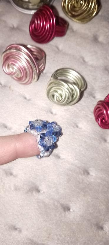 rucni nakit: Ručno rađen nakit od aluminijumske žice i perli - Kolekcija unikatnih — 4
