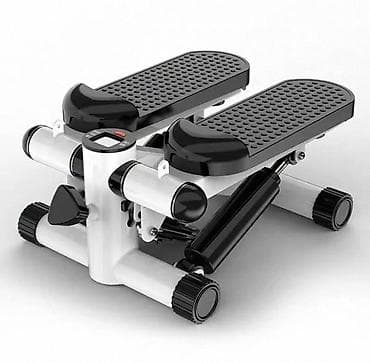 patike sa točkićima: Mini stepper sa elastičnim trakama i LCD brojačem - Kompaktan kućni — 2
