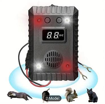 brusilica na baterije: Ultrazvučni rasterivač glodara – set od 1 komada - Prenosni uređaji — 8