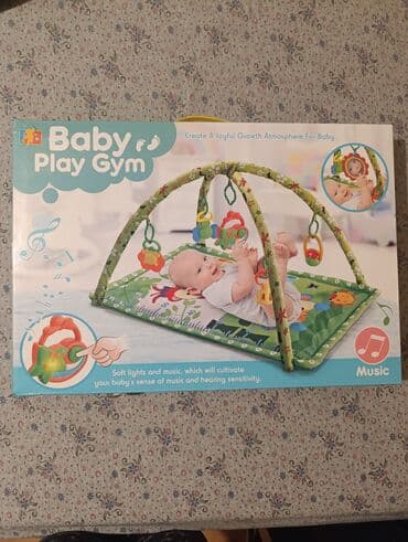 carape 100 dena: Baby Play Gym – muzička prostirka sa lukovima i visilicama - Mekana — 1