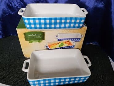 plitka posuda za pečenje pyrex: Nove vintaz,posude porcelanske za pecenje itd. Posude nove,tamniji — 3
