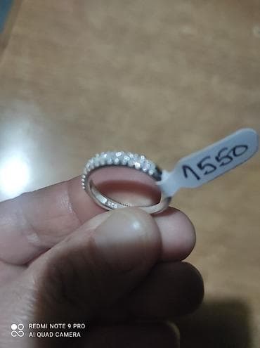 žad nakit: Srebrni prsten 925 sa kamenčićima - Materijal: srebro finoće 925 (žig — 1