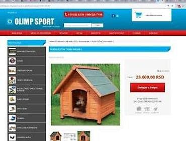 kucice za pse krusevac: Drvena kućica za psa - Materijal: masivno drvo, površinski zaštićeno — 9