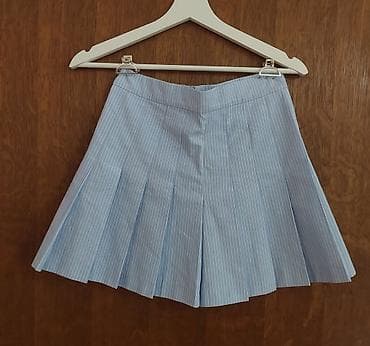 versaci majice: Plisirana mini suknja na pruge - Model: mini suknja sa širokim — 3