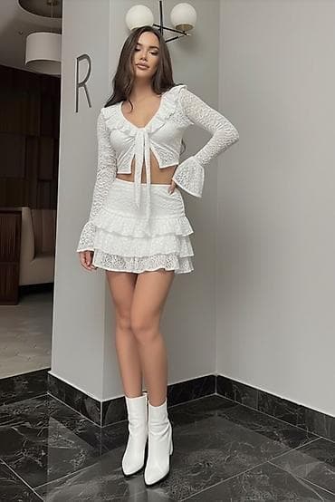 prada cipele: 🔥Top ženski komplet od čipke – top i mini suknja
✅2999 din — 1