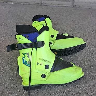 Oprema za skijanje: Turing skijaške cipele Dachstein – neon žuto/zelena boja, broj 42. - — 1