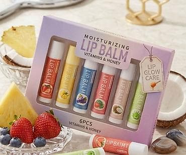Set hidratantnih balzama za usne – Vitamins & Honey, 6 komada -