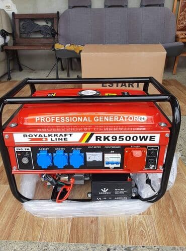 sklopka za agregat: Agregat za struju "ROYAL KRAFT" PROFESIONAL Benzinac 6L-12H 9.5kw 3 — 1