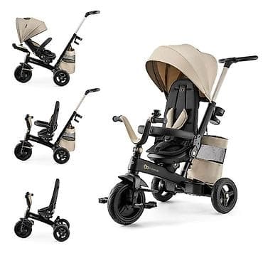 bebi oprema pancevo: KINDERKRAFT TRICIKL EASY TWIST 2U1 – BEIGE (SKU: KREASY00BEG) Tricikl — 1
