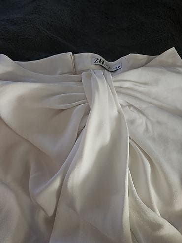 Suknje: ZARA suknja, model sa preklopom i čvorom sprijeda - Brend: ZARA - — 3