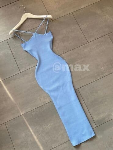 maksi haljine: New,Knited zara’’ Dress Velicine uni Boje: Orange, Crna, Lila — 2