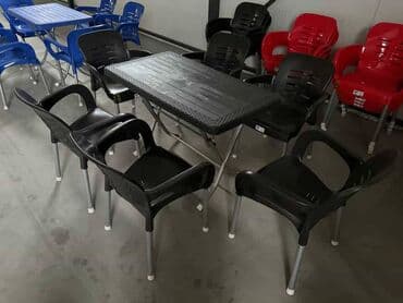 iznajmljivanje stolova i stolica: Bastenski set ! Sto sa četiri ili sest stolice dimenzija stola 120x70 — 5