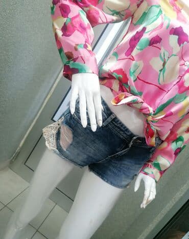 srebrni lanac sa krstom cena: Zara, S (EU 36), Floral, color - Multicolored — 7