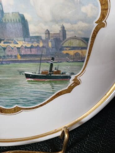 Musical Instruments: Tanjir KPM 1924 godina,dekorativni Julius Menzela,rucno oslikan. Sve — 9