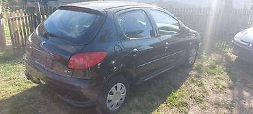 kamera za auto: ZADNJA LEVA VRATA CRNA ZA PEUGEOT 206 | Imam sve delove za peugeot — 2