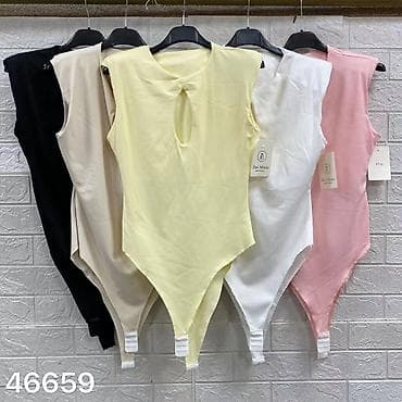 dnevna krema limes: Ženski bodi bez rukava sa dekorativnim izrezom na prednjem delu — 4