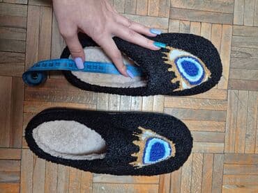 srebrna haljina kakve cipele: Kućne papuče, 40 — 3