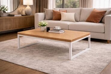 namestaj djordjevic cene: Industrijski klub sto – masivno drvo i metal - Moderan industrijski — 4