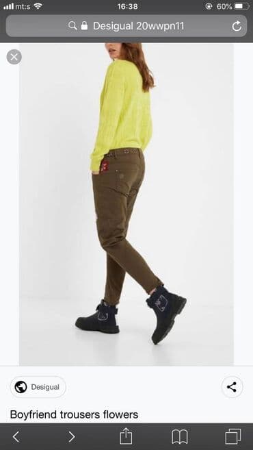 push up pantalone: Original Desigual moderne farmerke sa vezenim zakrpama i drugim — 4
