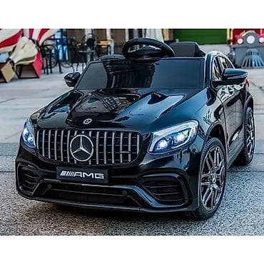 dečije sedište za auto: Mercedes GLC-Crni – auto na akumulator za decu do 7 godina Šifra — 8