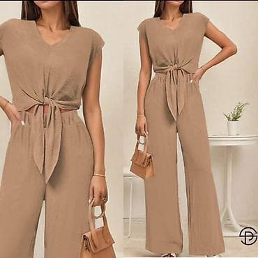 Venčanice i aksesoari: Komplet bluza + pantalone širokih nogavica Dostupne veličine: S, M, L — 2