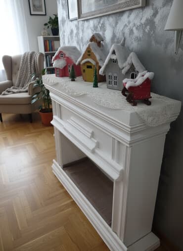 dekoracija stola za bozic: Set ukrasa, bоја - Bela, Novo — 1