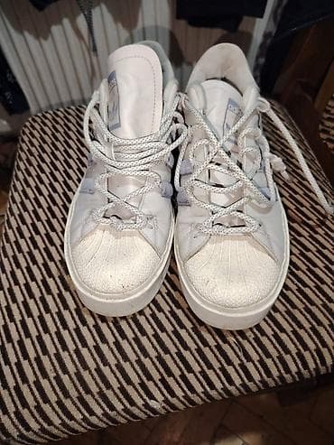 reserved zenske patike: Adidas Superstar patike sa platformom, u beloj boji sa — 3
