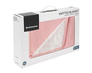 aku pistolj za pranje: KikkaBoo Pleteno dvostrano baby ćebence Sherpa – Dream Big Pink, 75 x — 3
