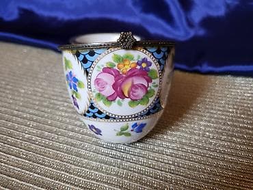 lusteri kraljevo: Kutija nova za nakit,porcelanska Limoges by Vicko iz 80/90ih.god — 7