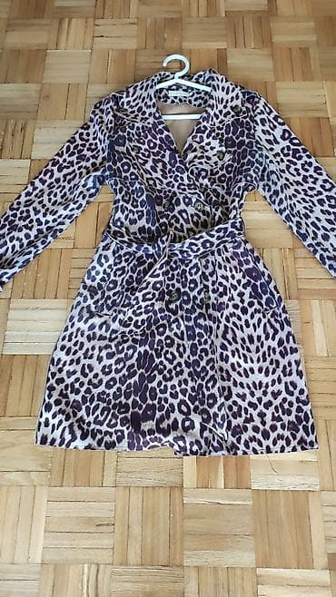 primark kaputi: Ženski mantil sa leopard printom od spandexa - Kroj: klasični trench — 2