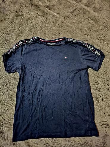 velicine majica: Men's T-shirt Tommy Hilfiger, bоја - Tamnoplava — 1